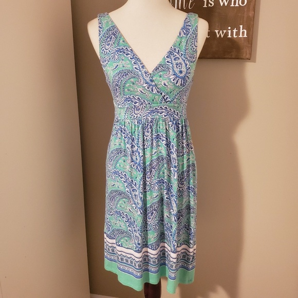 v neck sun dresses